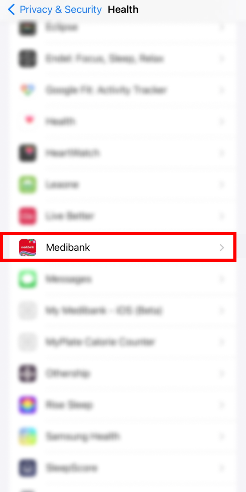 How to track Steps Medibank